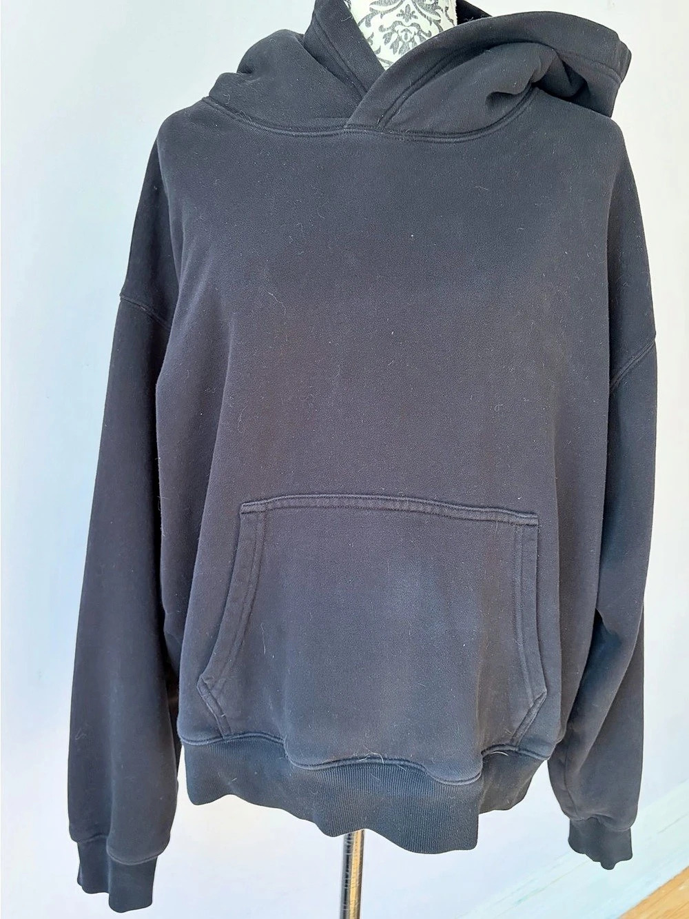 Aritzia Sweatfleece PerfectFit Hoodie Black XL Hoodie